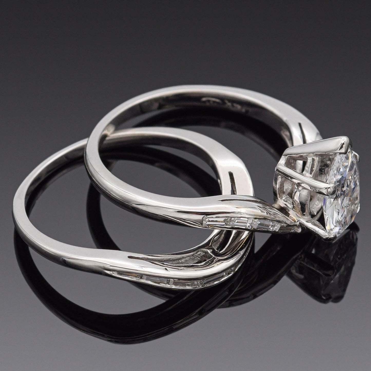 0.99ct Pear Brilliant Diamond Ring — GIA Certified, 14k White Gold