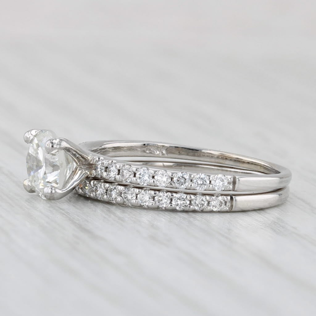 1.00ct Round Brilliant Diamond Engagement Ring — GIA Certified, 14k White Gold