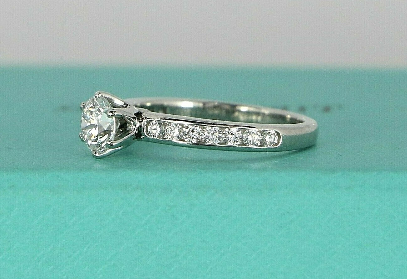 0.49ct Round Brilliant Diamond Engagement Ring — GIA Certified, Platinum
