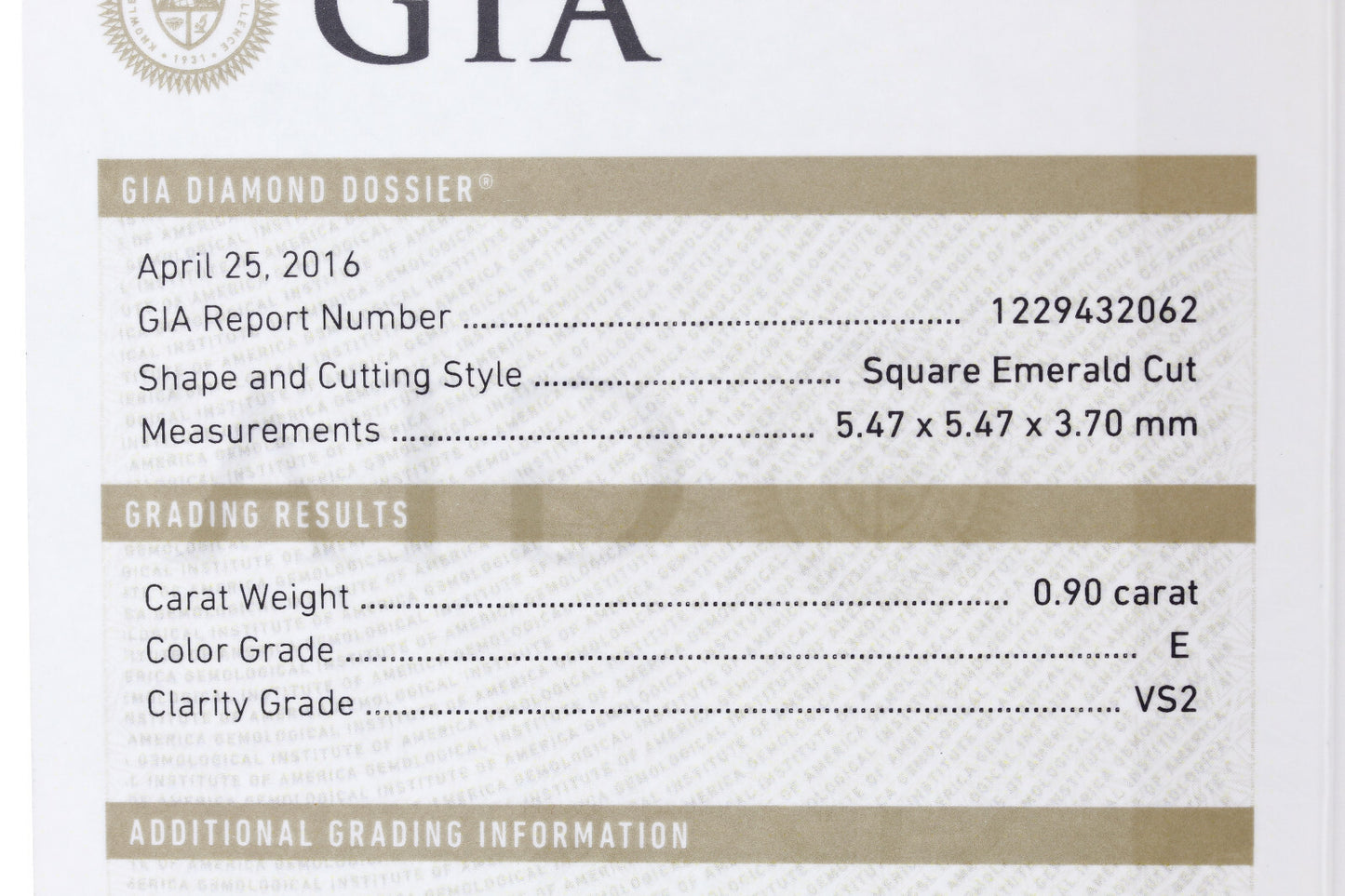 0.90ct Square Emerald Cut Diamond Bridal Set — GIA Certified, 14k White Gold