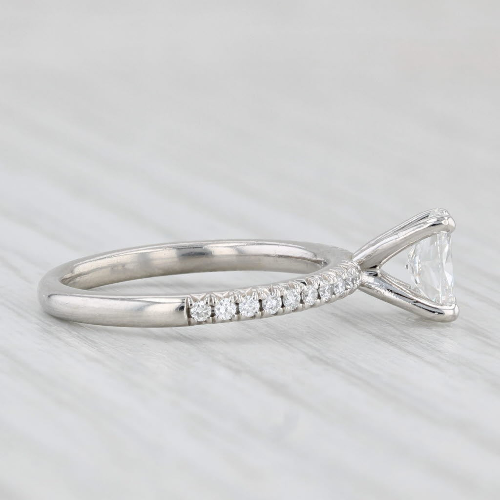 0.68ct Oval Brilliant Diamond Solitaire Ring — GIA Certified, Platinum