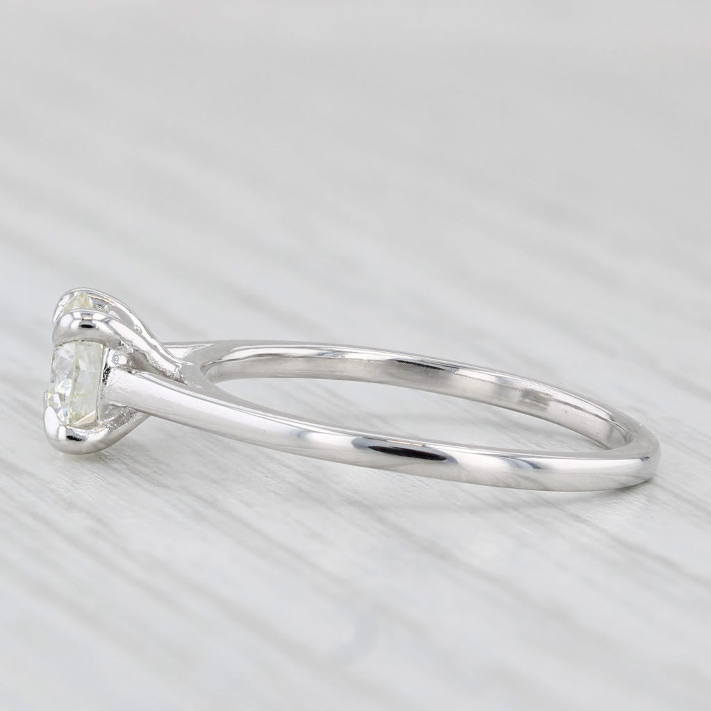 1.00ct Round Brilliant Diamond Solitaire Ring — GIA Certified, 14k White Gold