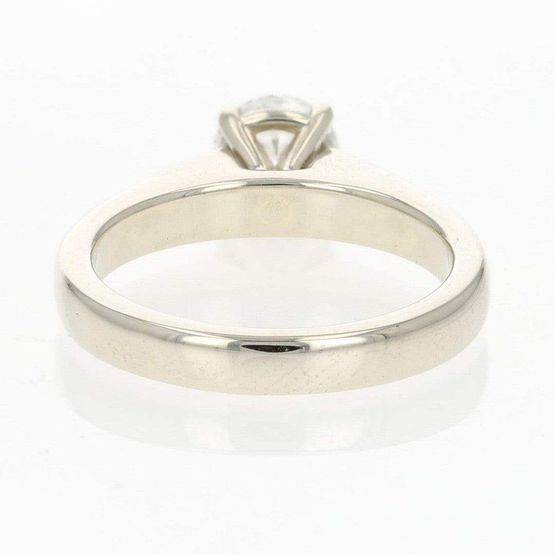 0.80ct Round Brilliant Diamond Solitaire Ring — GIA Certified, 14k White Gold