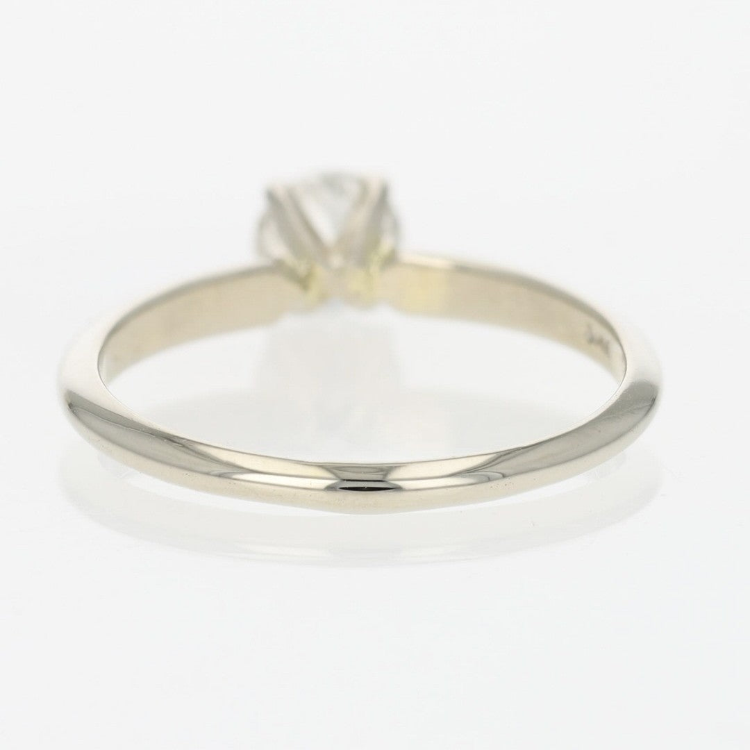 0.71ct Round Brilliant Diamond Solitaire Ring — GIA Certified, 14k White Gold