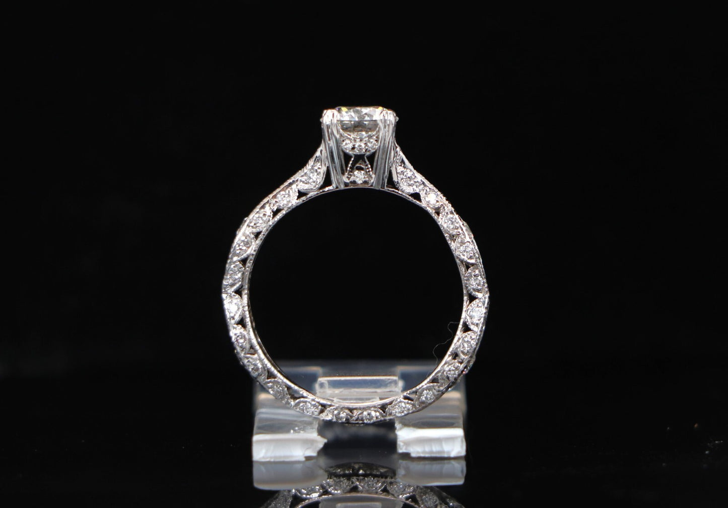0.80ct Round Brilliant Diamond Engagement Ring — GIA Certified, 18k White Gold