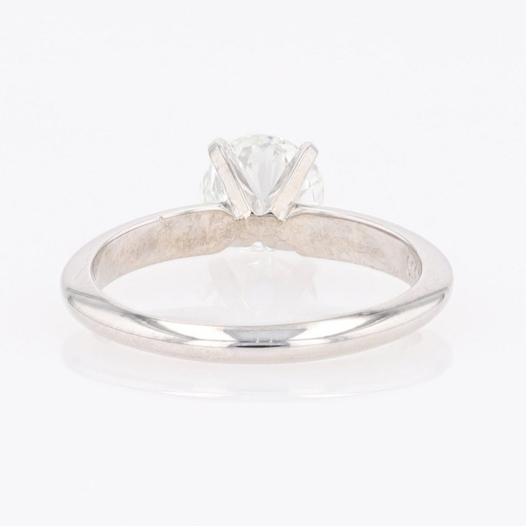 1.00ct Round Brilliant Diamond Solitaire Engagement Ring — GIA Certified, 14k White Gold