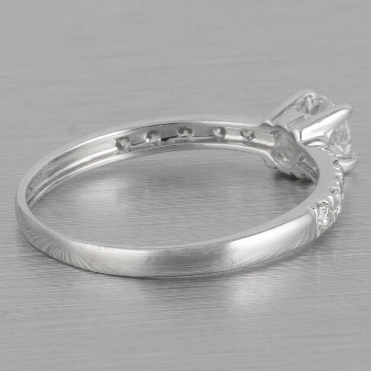 0.31ct Round Brilliant Diamond Solitaire Ring — GIA Certified, 14k White Gold