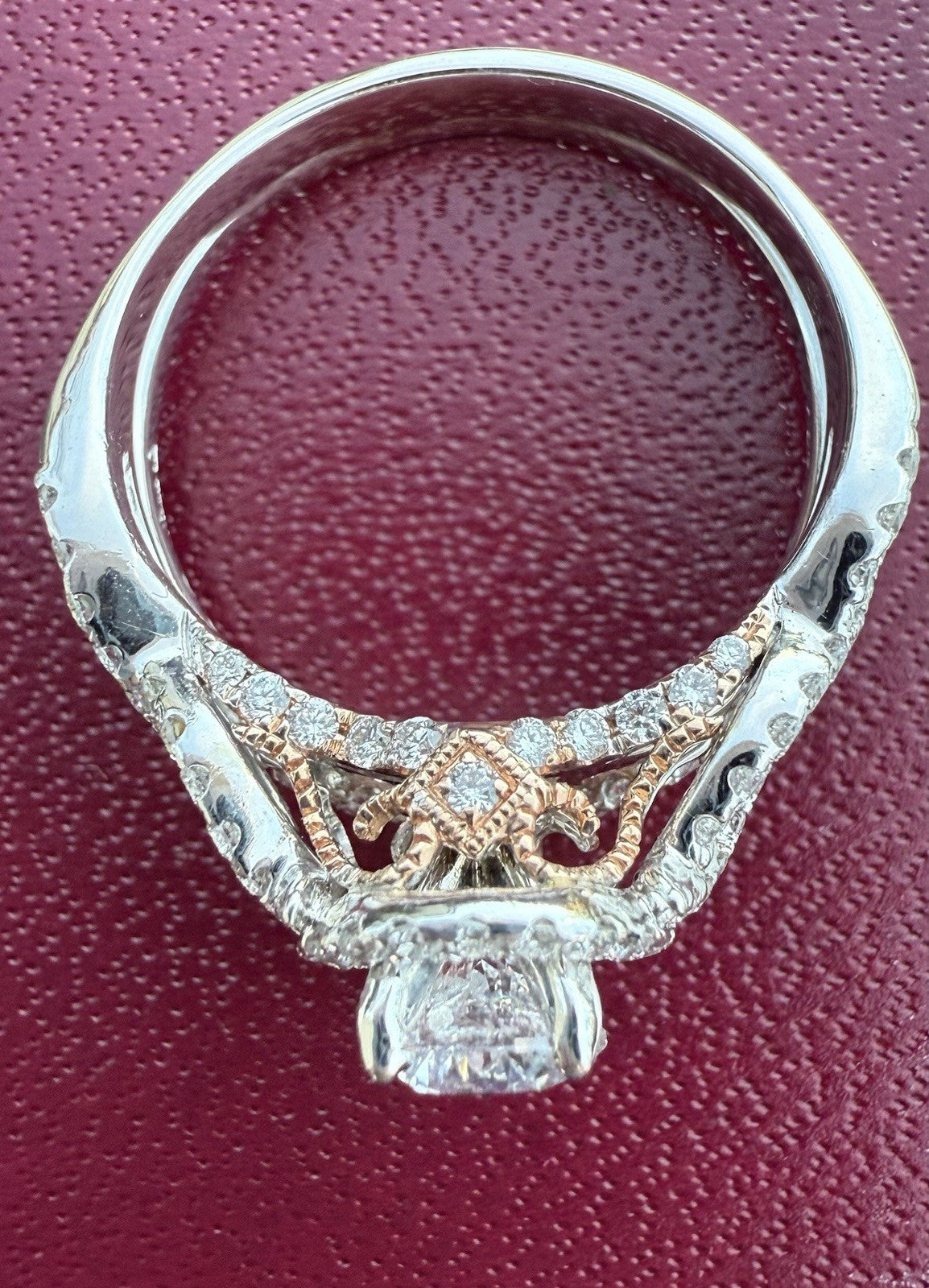 0.75ct Round Brilliant Halo Engagement Ring — GIA Certified, 14k White Gold
