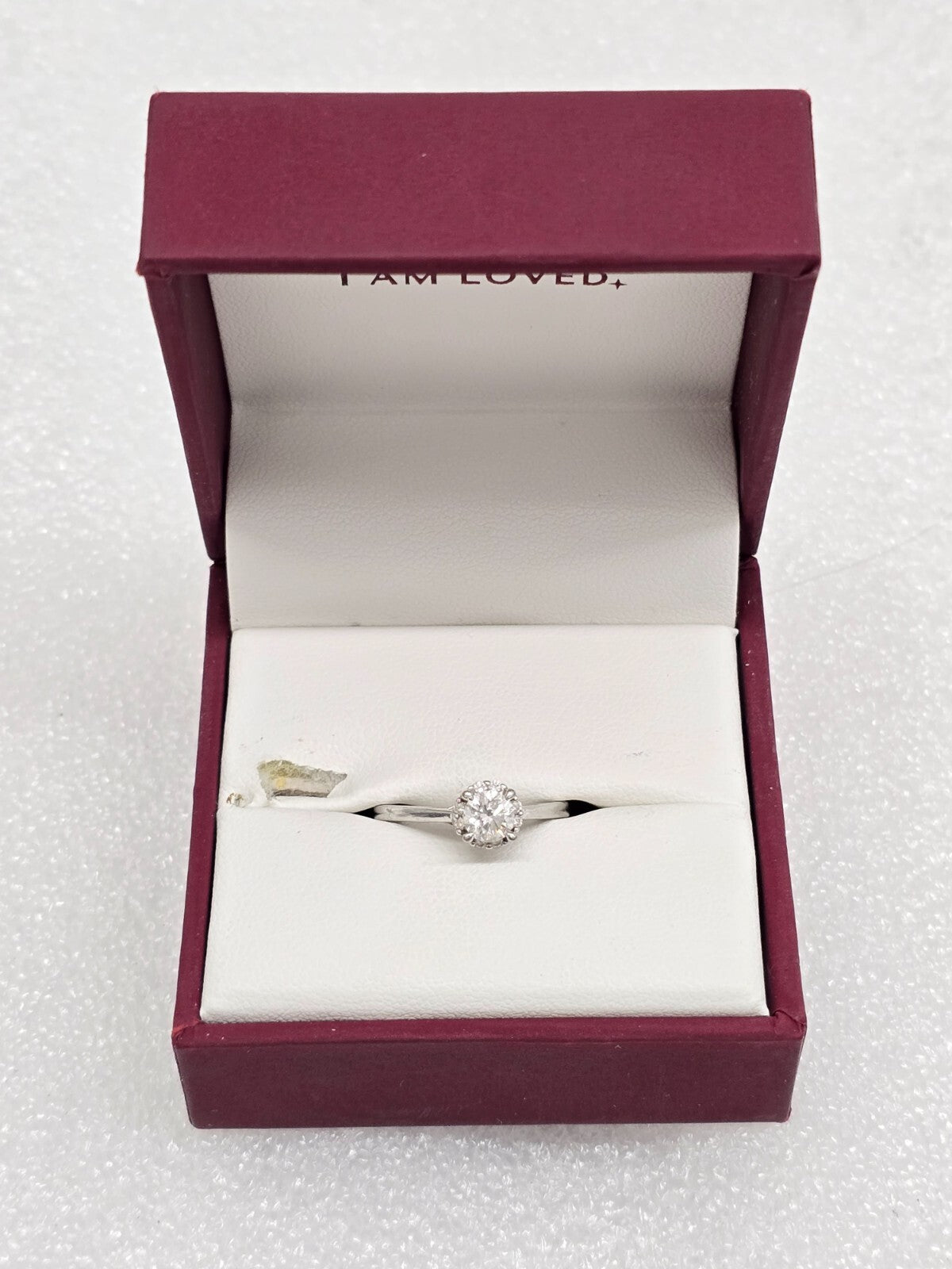 0.50ct Round Brilliant Diamond Solitaire Ring — GIA Certified, 18k White Gold