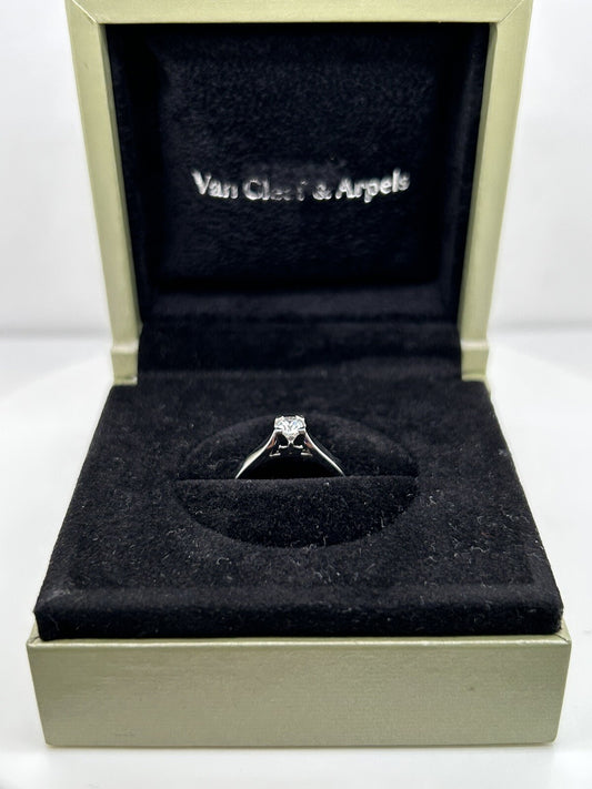 0.30ct Round Brilliant Diamond Band Ring — GIA Certified, 950 Platinum