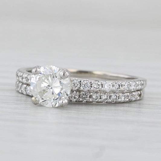 1.00ct Round Brilliant Diamond Engagement Ring — GIA Certified, 14k White Gold