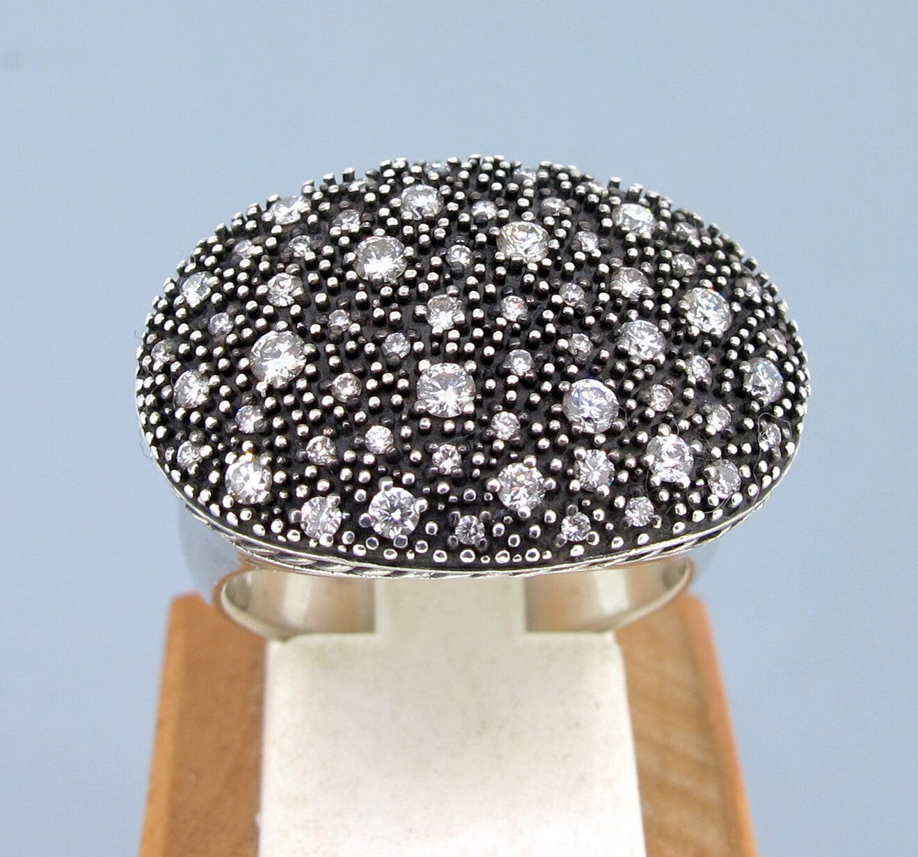 David Yurman Midnight Melange — 1.00ct Round Diamonds, Sterling Silver — Authentic Pre-Owned