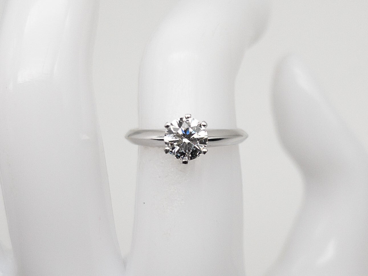 0.75ct Round Brilliant Diamond Wedding Ring — GIA Certified, Platinum