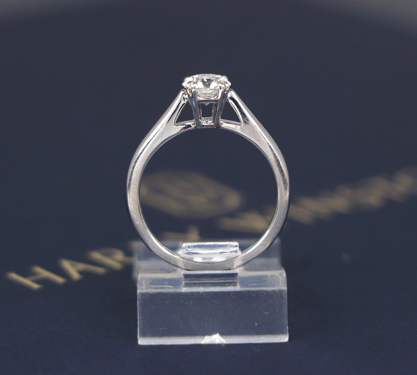 0.55ct Round Brilliant Diamond Solitaire Ring — GIA Certified, Platinum