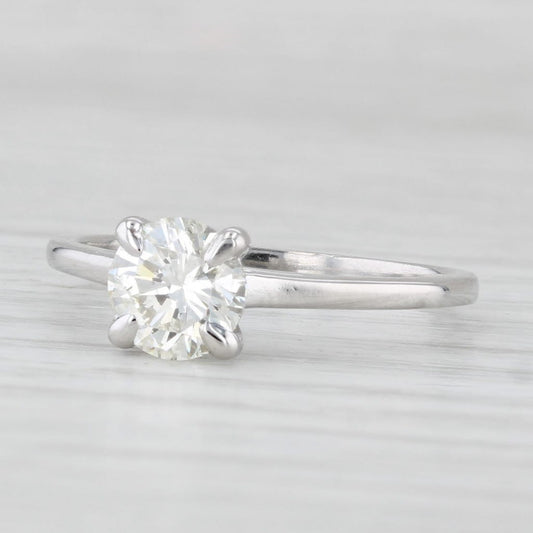 1.00ct Round Brilliant Diamond Solitaire Ring — GIA Certified, 14k White Gold