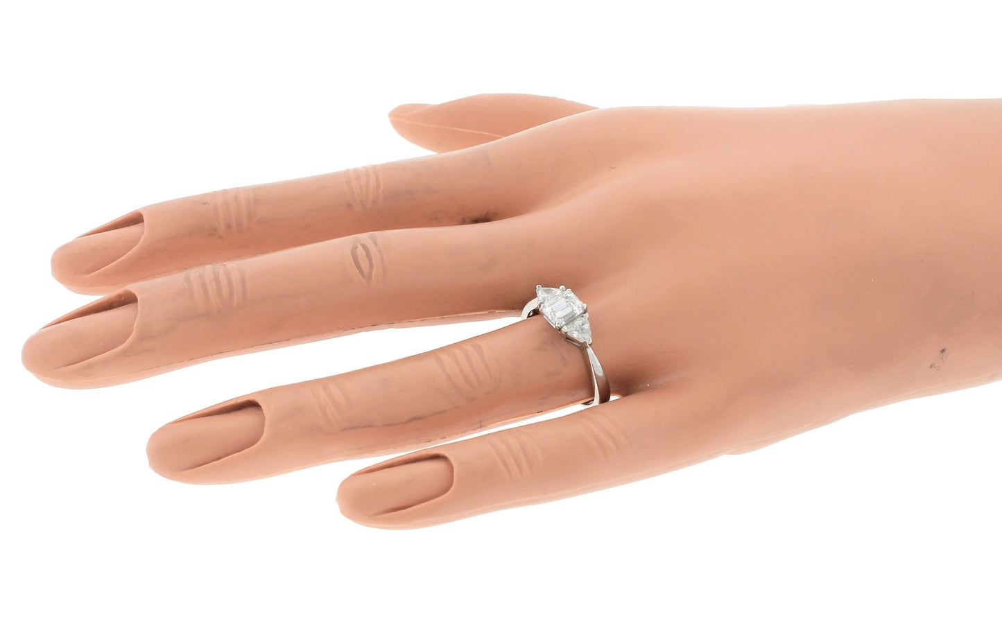 1.02ct Emerald Cut Diamond Engagement Ring — GIA Certified, Platinum