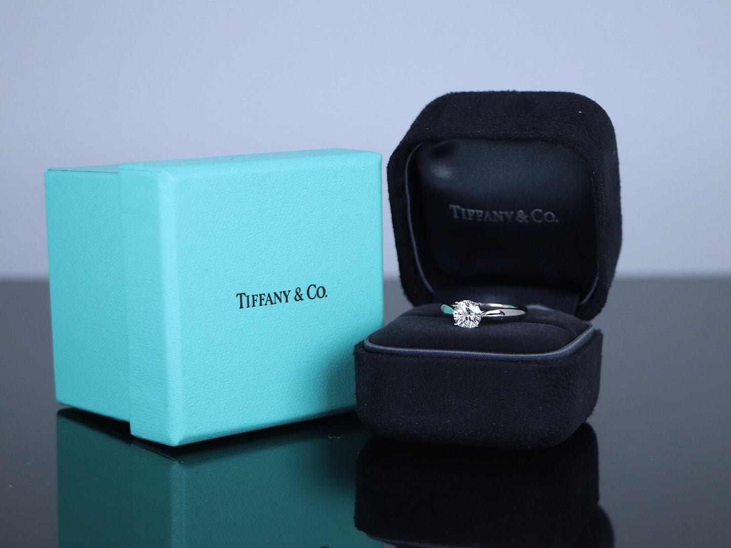 0.97ct Round Brilliant Diamond Engagement Ring — GIA Certified, Platinum