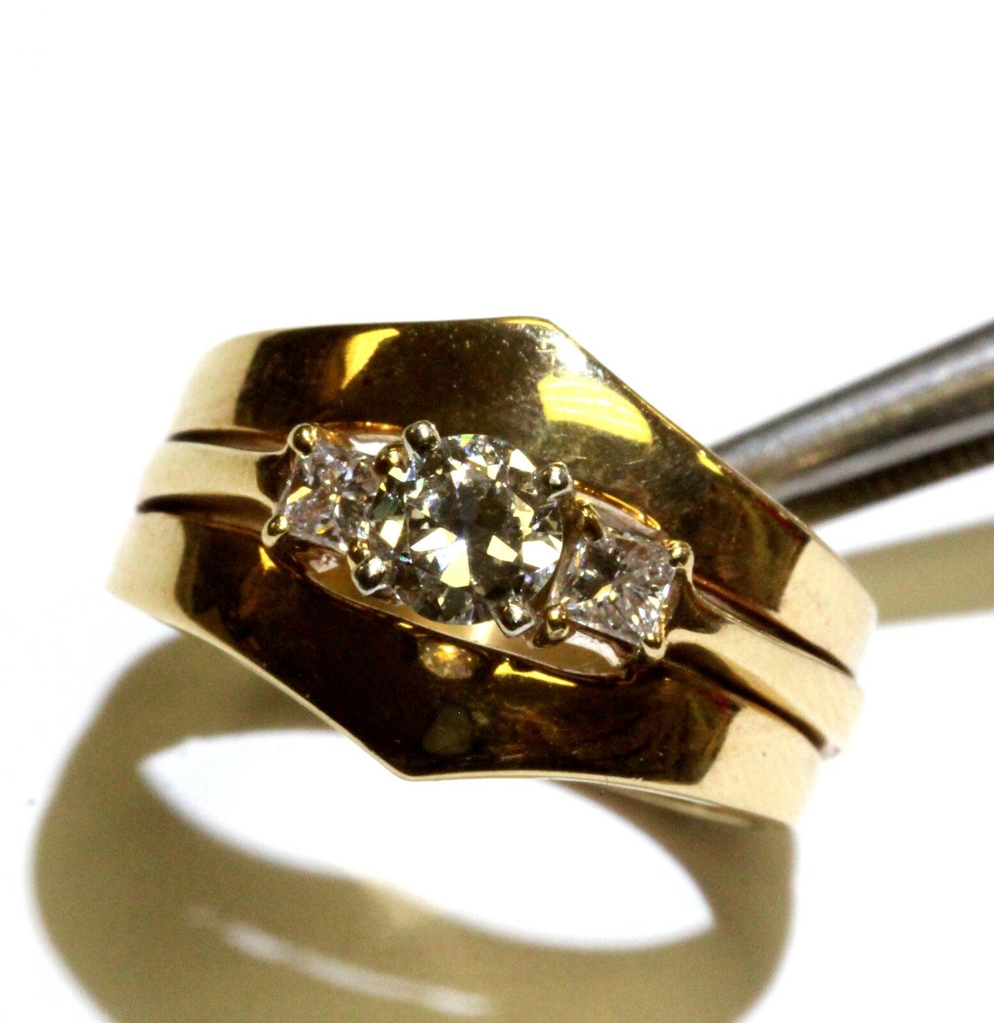 0.40ct Round Brilliant Diamond Engagement Ring — GIA Certified, 14k Yellow Gold