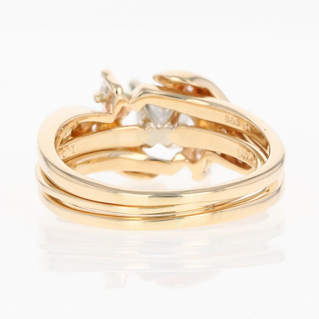 1.04ct Square Modified Brilliant Diamond Engagement Ring — GIA Certified, 14k Yellow Gold