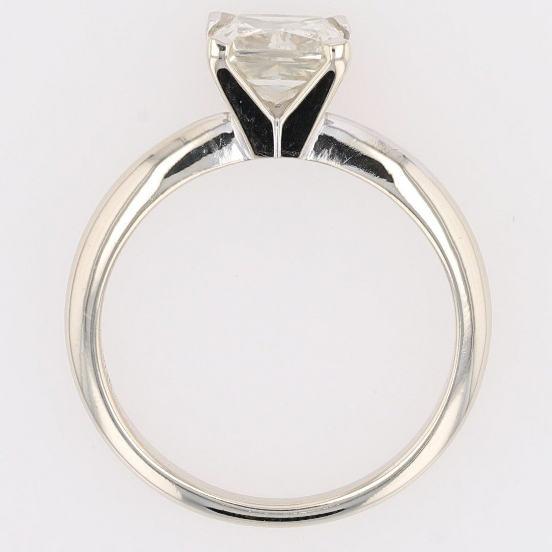 1.62ct Princess Diamond Solitaire Engagement Ring — GIA Certified, 14k White Gold