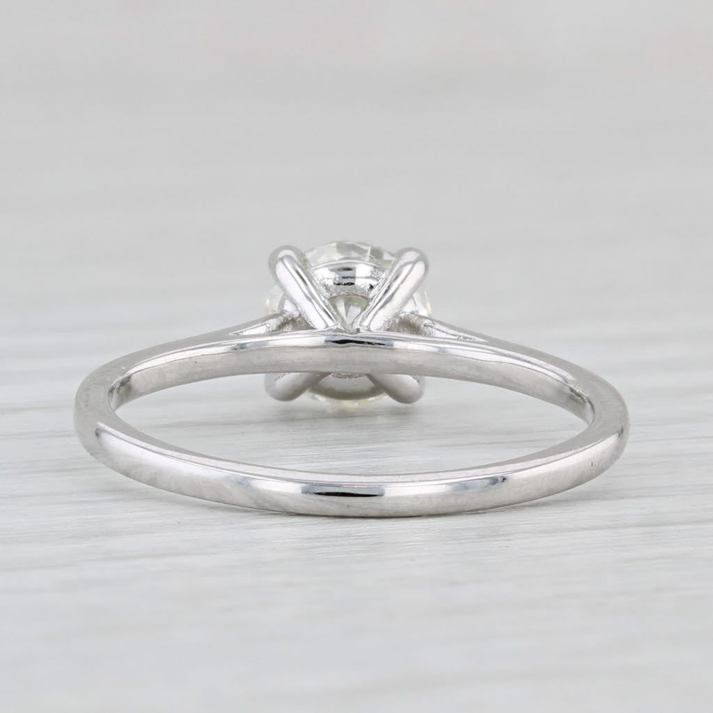 1.00ct Round Brilliant Diamond Solitaire Ring — GIA Certified, 14k White Gold