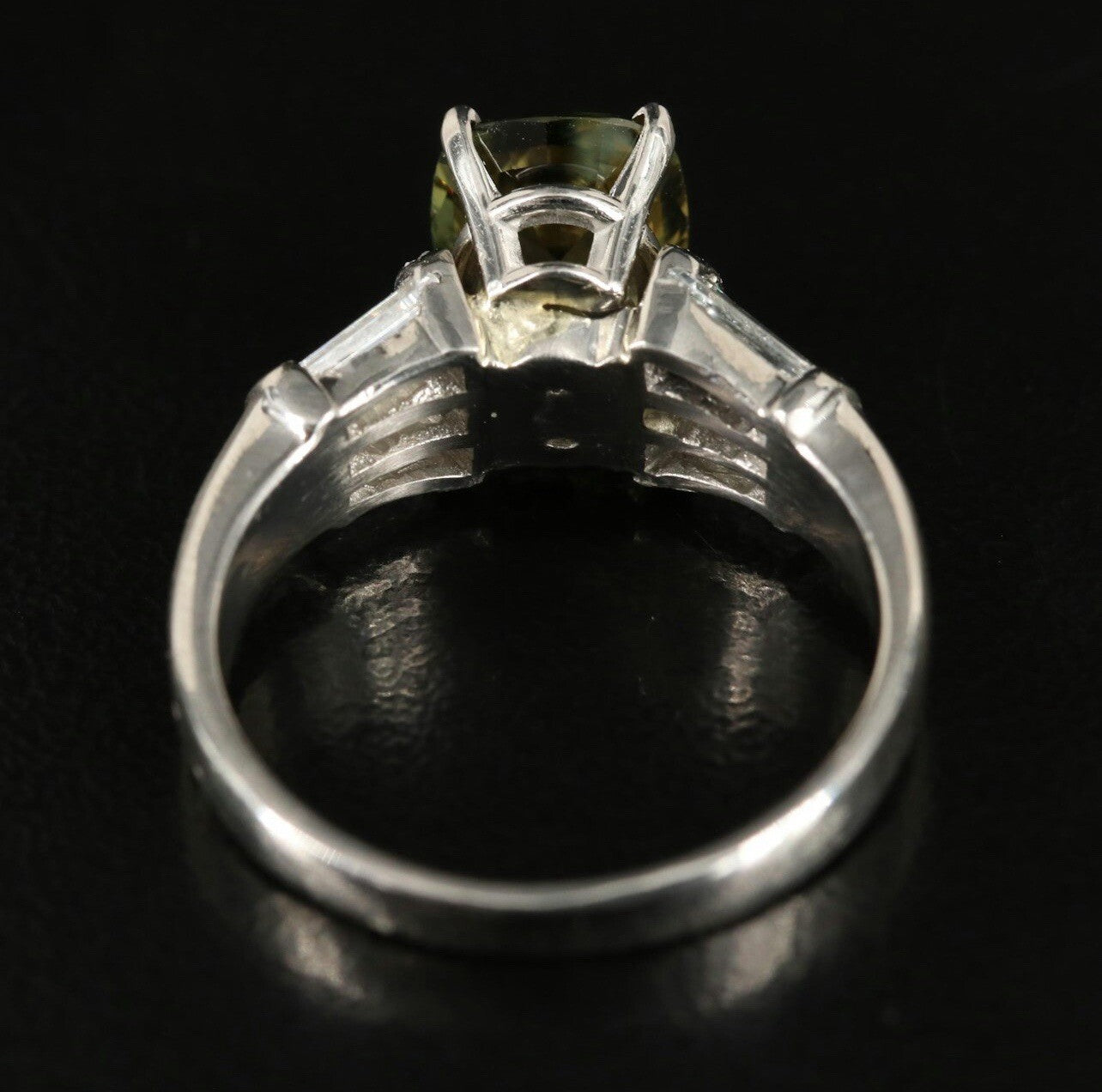 1.67ct Cushion Alexandrite Diamond Ring — GIA Certified, Platinum