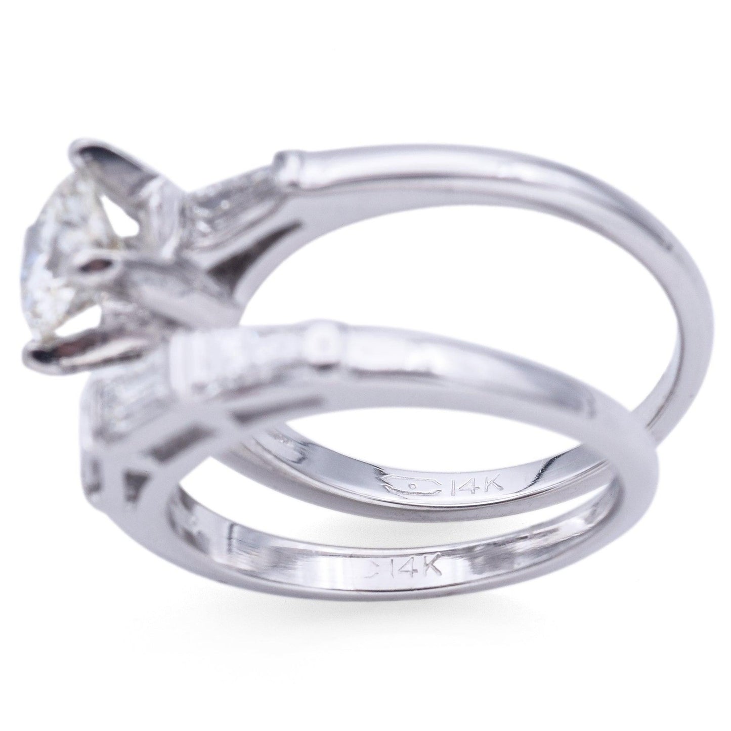 0.73ct Round Brilliant Diamond Ring — GIA Certified, 14k White Gold