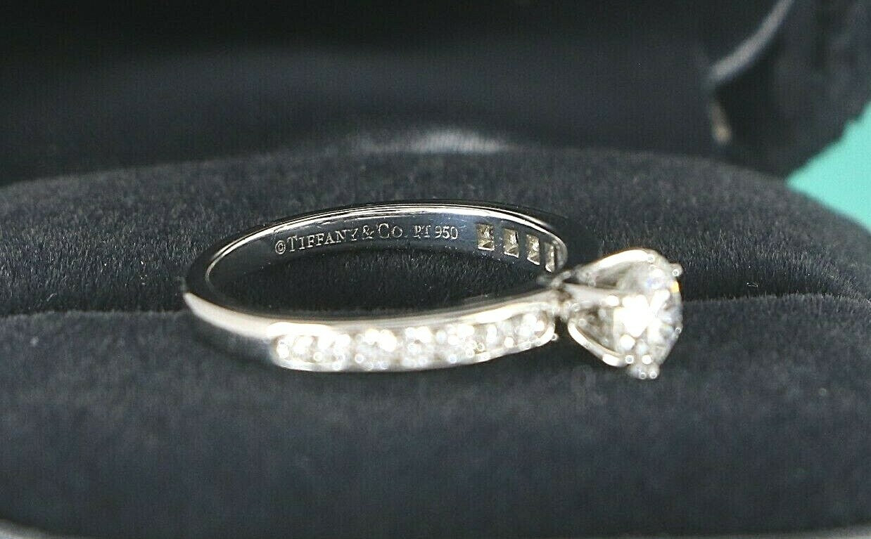 0.49ct Round Brilliant Diamond Engagement Ring — GIA Certified, Platinum