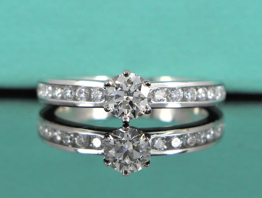 0.31ct Round Brilliant Diamond Engagement Ring — GIA Certified, Platinum