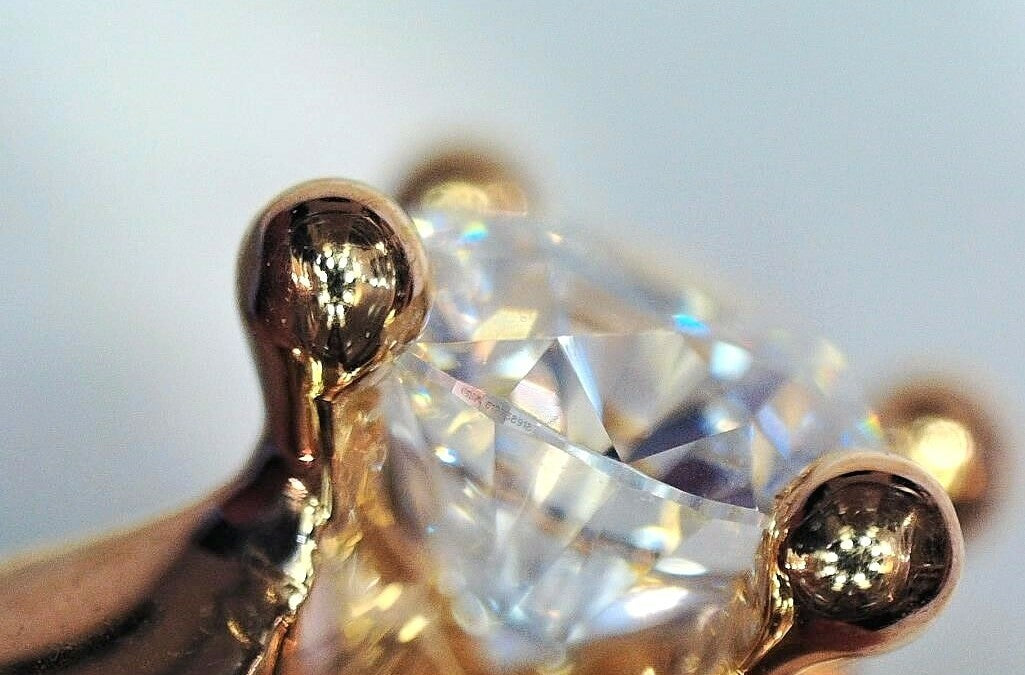 0.58ct Round Brilliant Diamond Engagement Ring — GIA Certified, 18k Yellow Gold