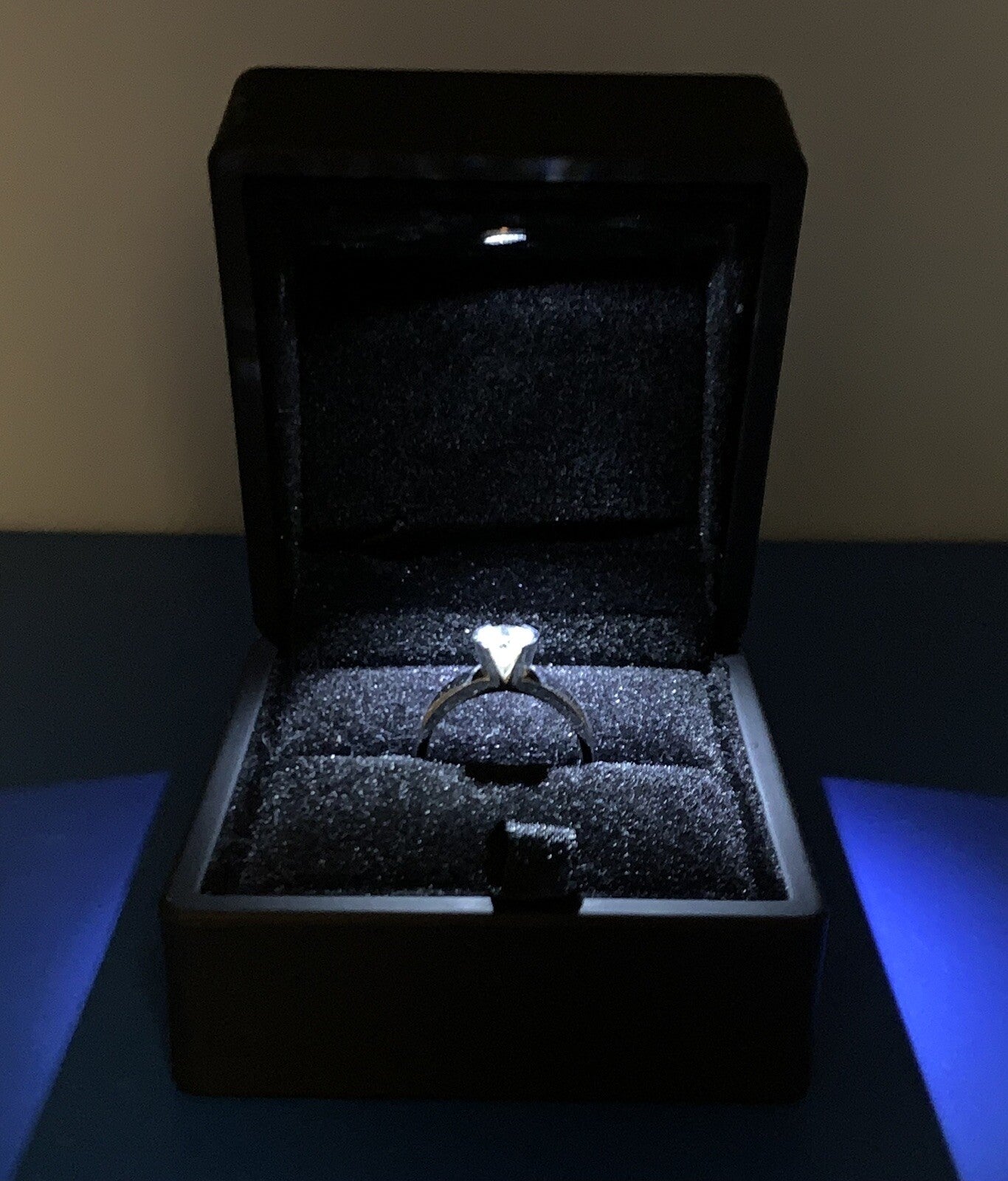 0.62ct Round Brilliant Diamond Engagement Ring — GIA Certified, 14k White Gold