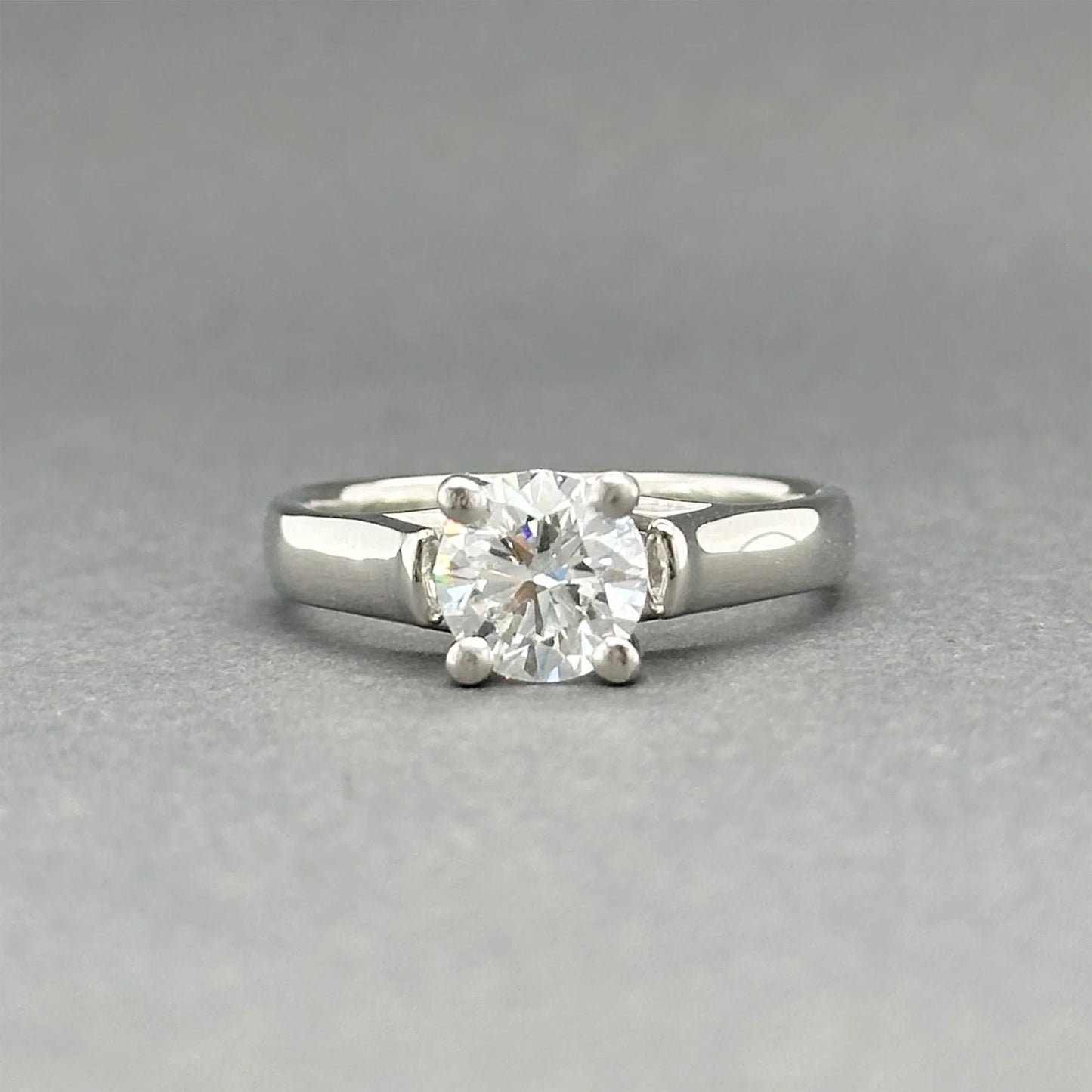 1.21ct Round Brilliant Diamond Engagement Ring — GIA Certified, Platinum