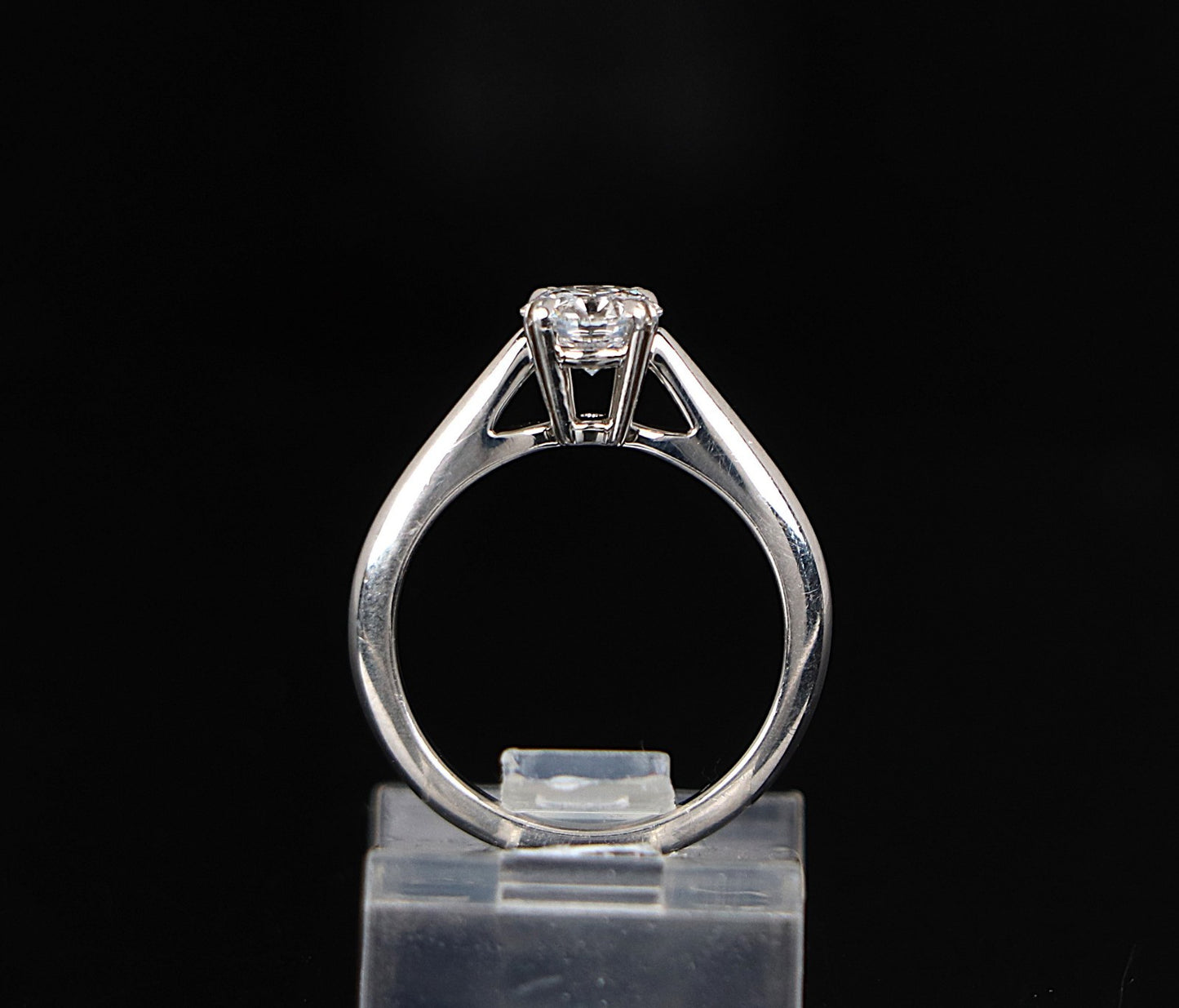 0.55ct Round Brilliant Diamond Solitaire Ring — GIA Certified, Platinum