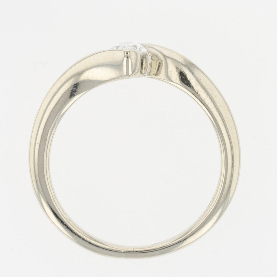 0.46ct Marquise Diamond Solitaire Engagement Ring — GIA Certified, 14k White Gold