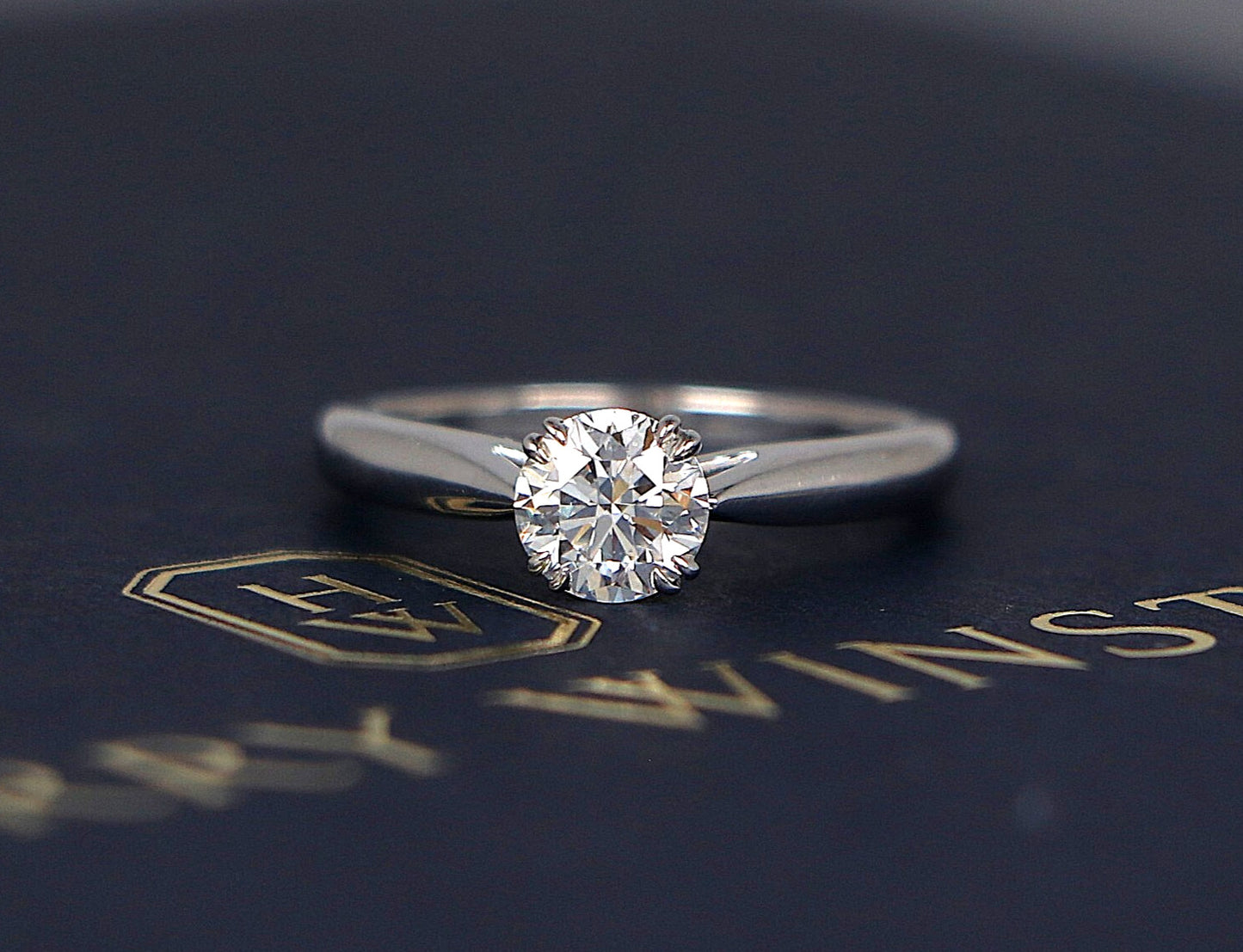 0.55ct Round Brilliant Diamond Solitaire Ring — GIA Certified, Platinum