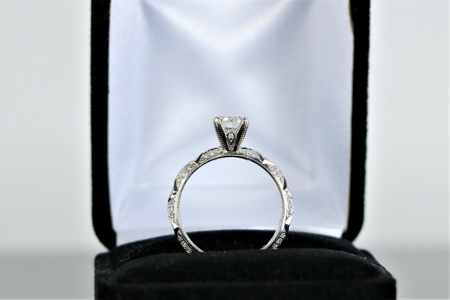 0.82ct Round Brilliant Diamond Eternity Ring — GIA Certified, Platinum