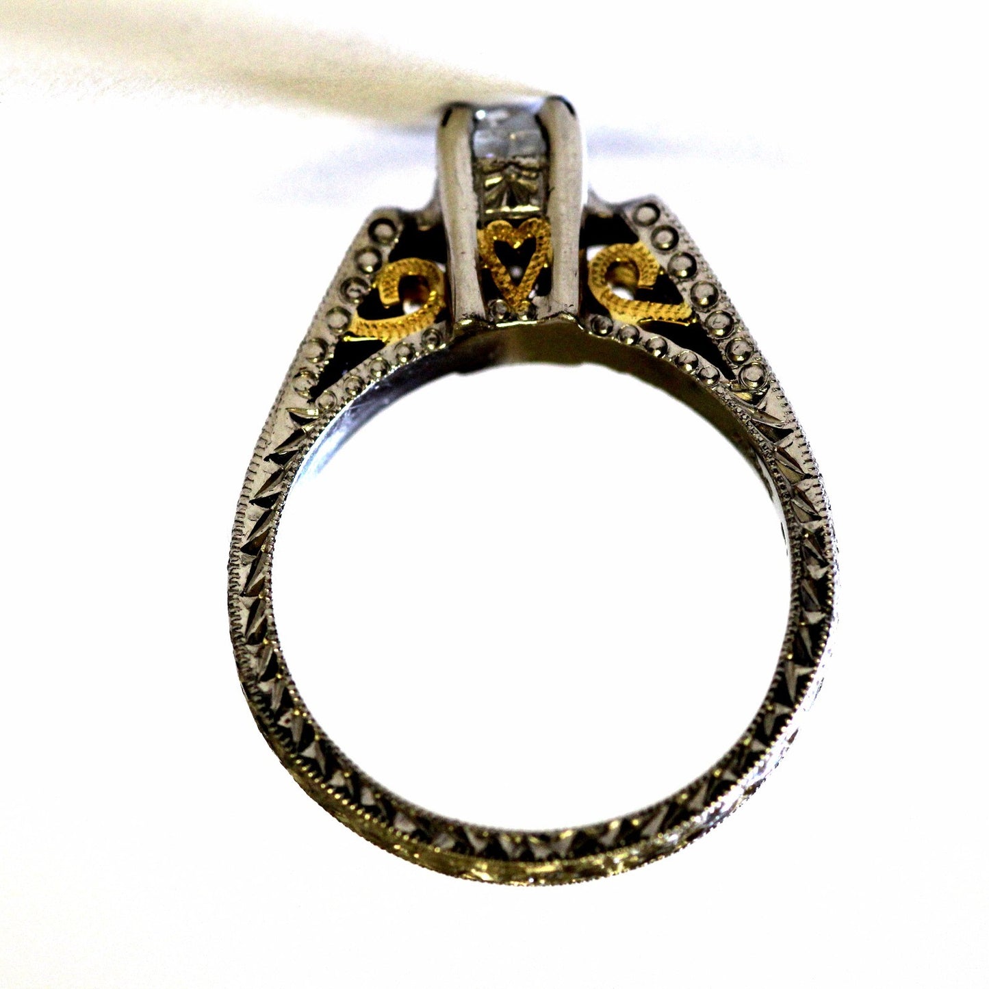 0.54ct Old European Brilliant Diamond Engagement Ring — GIA Certified, 18k Yellow Gold & Platinum