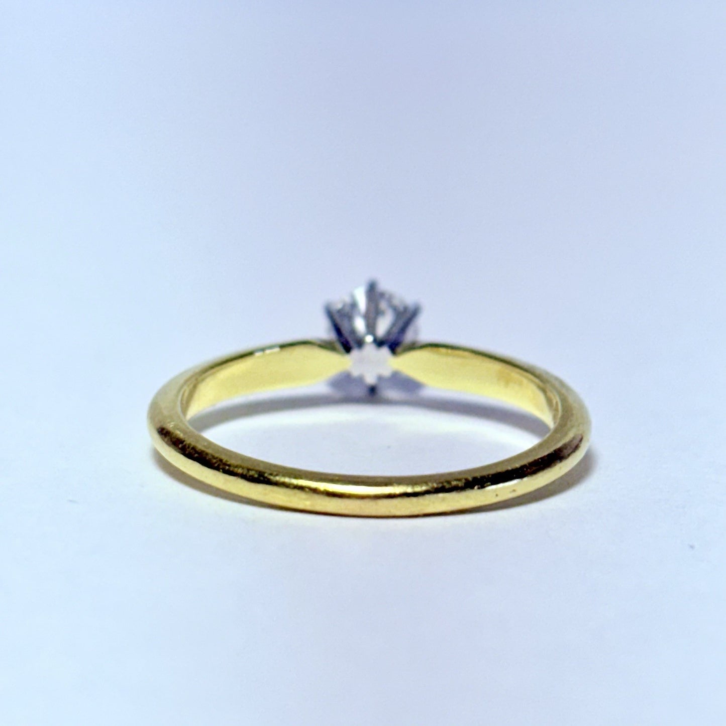 0.45ct Round Brilliant Diamond Solitaire Ring — GIA Certified, 18k Yellow Gold