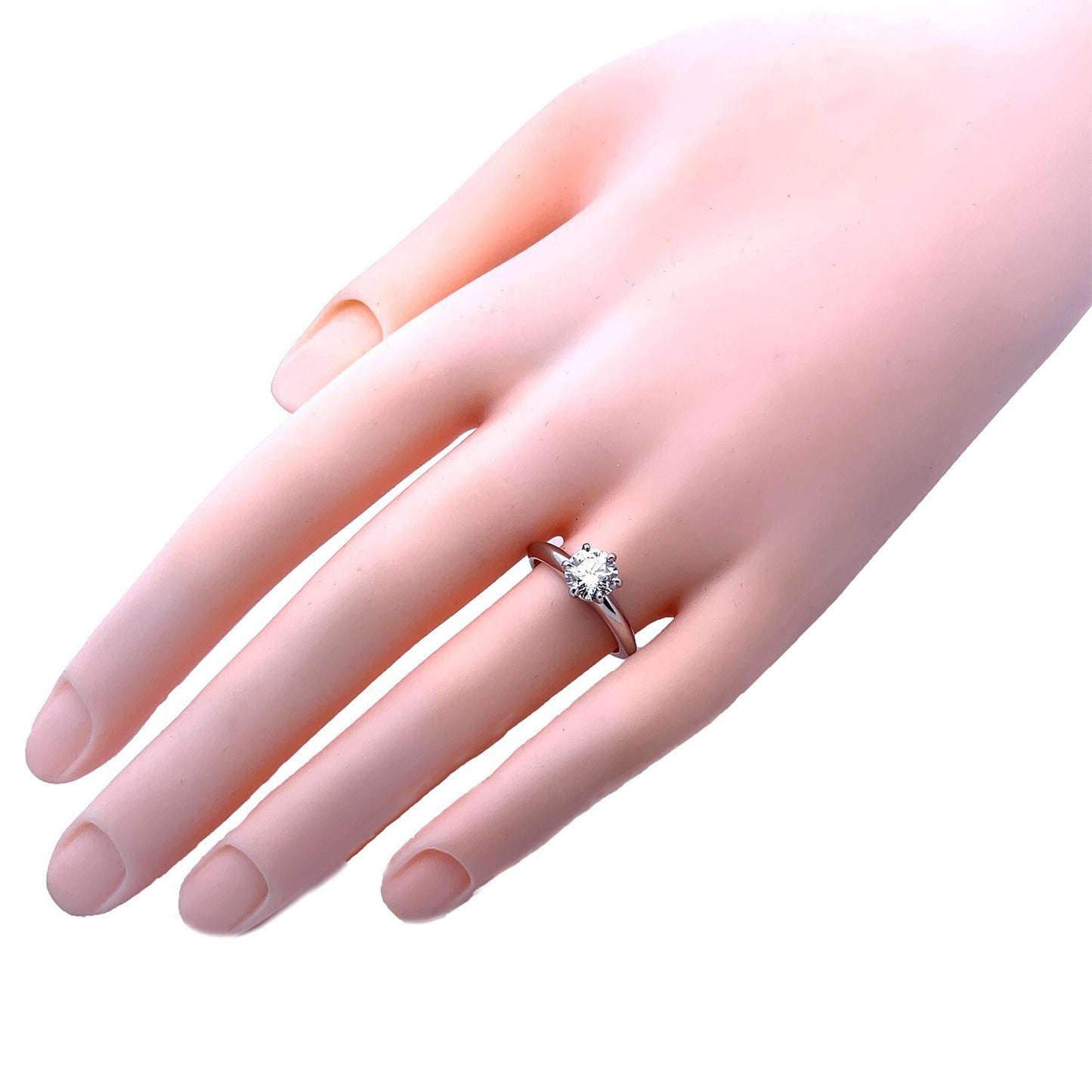 1.02ct Round Brilliant Diamond Solitaire Ring — GIA Certified, Platinum