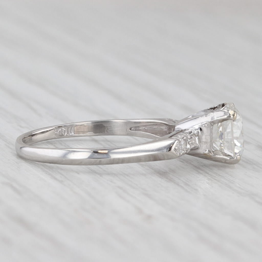 1.41ct Round Brilliant Diamond Engagement Ring — GIA Certified, Platinum