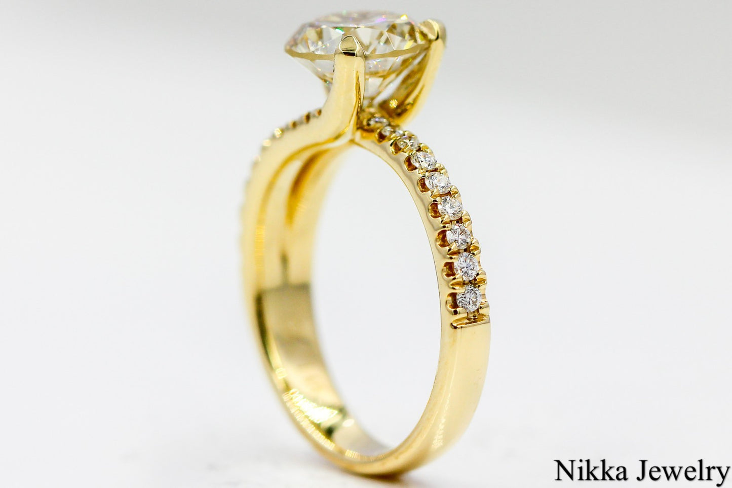 2.37ct Round Brilliant Diamond Solitaire Ring — GIA Certified, 14k Yellow Gold
