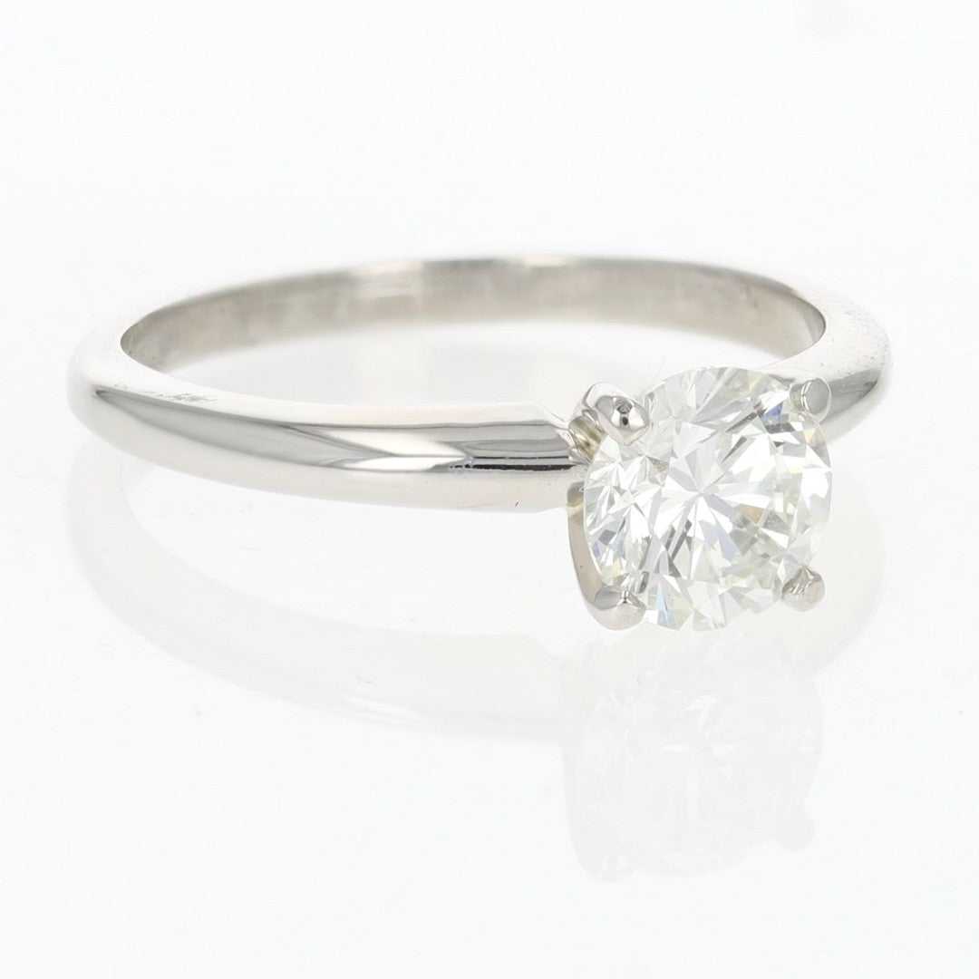 1.01ct Round Brilliant Diamond Solitaire Ring — GIA Certified, Platinum