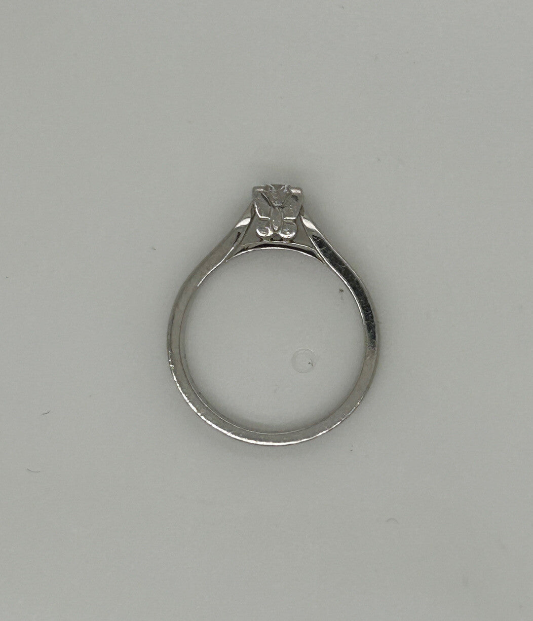 0.30ct Round Brilliant Diamond Band Ring — GIA Certified, 950 Platinum